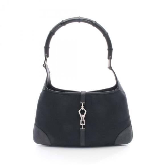 Gucci Handbags - GUCCI Black Leather Jackie Shoulder Bag